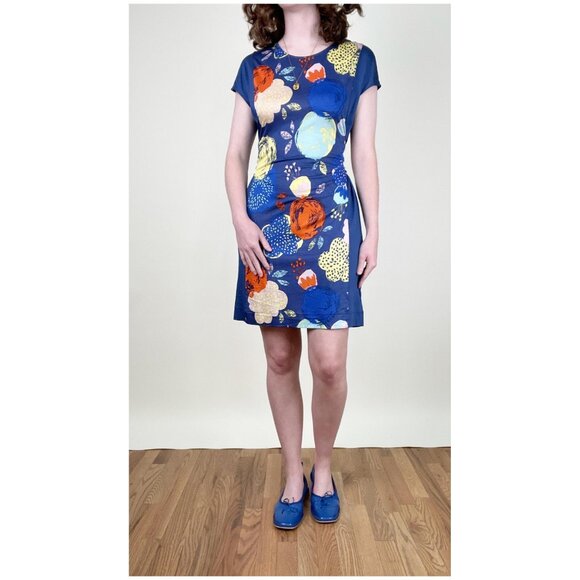 Marimekko Katte Dress Mini Midi Floral Print Scandinavian Summer Sun Scandi Girl - Picture 5 of 14